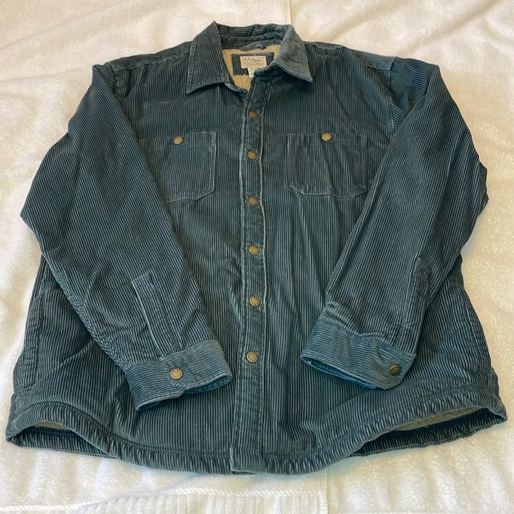 LL Bean Men's 1912 Heritage Lined Shirt Jac, Corduroy